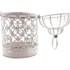 Świecowa uchwyt Tealight Mały vintage Lantern Dekoracyjny metal do stolika