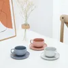 Mugs Spot Creative Nordic Ins Ceramic Cup Set Solid Simple Coffee Dish Cups