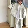 Kleidungsstücke Jungen Mantelhosen Kinder Anzüge für Baumwolle 2pcs/Set 2024 Prinzessin Frühling Herbst Sport Teenager Kinder