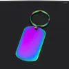 Hundkläder 1st Tag Keychain Portable Clothing Accessories Multi-Color Metal