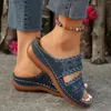 Sandaler kvinnor mode ihåliga pumpar skor kvinna pekade tå kil slip på fisk mun sandalias de mujer verano 2024