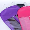 Aufbewahrungsbeutel wasserdichte Perückensack tragbar mit Kleiderbügel verhindern Feuchtigkeit transparente Reißverschlussbeutel Beutel Haarverlängerungen