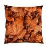 枕の葉の葉の葉を投げるソファソファホーム装飾植物リビングルームデコレーションリアルSベルベットカバー45x45ベッドe1362