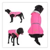 Abbigliamento per cani Reflective Pet Clothes Coate di giacca invernale Giacca inverno Accoglienti vestiti caldi per piccoli medium Big Dogs Autfit Labrador