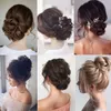 Chignon synthétique beignet ondulé