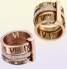 Design Stack Stainless Steel Gold Ring For Women Zircon Diamond Roman Numerals Wedding Engagement Rings55419485673391
