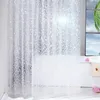 Douche gordijnen badkamer nuttig peva 3d kiezelsteenpatroon voor badgordijn voering