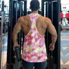 Muscle Guys Summer Camouflage Mesh rapide Dry Body Body Body Top Top Mens Fitness Shirts sans manches Y Vêtements de gym