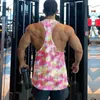 Muscle Guys Summer Camuflage Mesh Mesh Rápido Tampo de Fisicationa Rápido Tampa Tampa Mens Camisas Sleeseless Camisetas Y Gym Roupas 240410