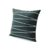 Pillow Inyahome Set Of 2 Silver Stripe Velvet Throw Covers Case Luxury Modern Pillowcases For Bed Sofa Couch Car Chair