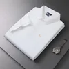 Stickerei verkauft Herren hoher Qualität 95% Baumwoll Polo Shirt Fashion Top Casual Business 240409