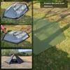 4,1x4,1 m stor campingmatta Hexagon åttagon Vattentät markplåt Fotavtryck Picknickmatta Big tarp Awning Shade Beach Travel Mat 240329