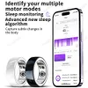 NFC Fitness Tracker Smart Ring Sleep Pedometer Blood Oxygen Smart Ring IPX8 Vattentät för Health Heart Monitor Smart Rings 240408