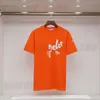 Мужские дизайнерские бренды футболки Tshirt T Roomts Tee Luxury Classic Letter Print Simple Geometry Orange Monogrammed Основная сплошная рукав Slim Fit Clothing Tops Tops