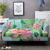 Pokrywa krzesełka Joyajafag Lotus Flowers Design Couch Couch do mycia w salonie zmywalne wszechstronne okładki 1/2/3/4 SEATER Elastyczna sofa