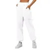 Pantalones para mujeres para mujeres Petite casual diario en el hogar al aire libre Cintura de elástica Palabos para mujeres Fashion for Women