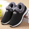 Sapatos casuais algodão feminino inverno quente plataforma esportiva buties welges 2024 pães de pelúcia curtos confortáveis botas