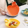 Tallrikar 5 st pommes frites Dumpling Plate Servering Tray Meatball Dessert Snack Dishes