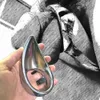 New Metal Cock Ring Testicle Binder Delayed Ejaculation Unique Shape BDSM Adult sexy Toys for Men Chastity