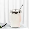 Vattenflaskor Yerba Mate Accessories Rostfritt stål Cup Set med Bombilla Teacup Brush Double Wall Gourd för antioxidant
