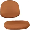 Chair Covers Universal Stretch Office Computer Rotating Desk Seat Slipcover Only Coffee Size Back