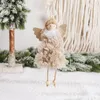 Decoratieve beeldjes Plush Girl Angel Pendant Festival Ornament Home Decor Christmas Decoratie Verjaardagsfeestje Wedding Kerstmis Gift