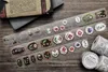 غلاف الهدايا Miaostelle Vintage Floral Paint Washi Pet Tape Planner DIY Making Scrapbooking Plan Decorative Sticker