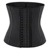 Shapers pour femmes 9 en acier désosurté trous d'air respirant Taist Cincher Shaper Trimmer ceinture Girdle Corset Corset Trainer en latex