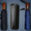 Sacos de armazenamento Capas de mangas de guarda -chuvas dobráveis para viagens à prova d'água de viagens de negócios