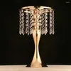 Bandlers Candlestick Flower Holder Candelabra Gold Silver with Tassel Wedding Party Ornement Home Decor