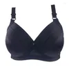 Sutiãs bons pretos para mulheres algodão poliéster confortável roupas íntimas respiráveis Big Bust 75 80 85 90 95 100 D B C Cup Bralette C05