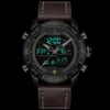 Naviforce Wristwatches Brand Luxury Marca MenS Moda Sport Watches Men Quartz Analog Relógio Digital Couro Exército Militar de relógio Relogio Masculino High Quality