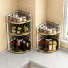 Kitchen Storage 2024 Year Aoliviya Official Seasoning Rack Shelf Corner Product Supplies Countertop Stainless Ste