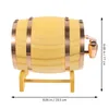 Storage Bottles Beer Bong Barrel Dispenser Wooden Empty Barrels French Container For Buckets