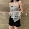 Women's Tanks Wearing A Trendy Jumpsuit Outside The Suspender For Spring And Summer Sequin Vest Women To Pair With Sexy Inside