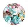 Party Decoration 10st/Lot Macarons Candy Boxes With Ribbon Decorations Wedding Favor Gift Box Baby Shower Favros