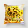 وسادة سلسلة الأزهار تغطية الزهور نهب روز عباد الشمس مسند وسادة المنزل الأريكة كرسي الديكور.