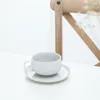 Mugs Spot Creative Nordic Ins Ceramic Cup Set Solid Simple Coffee Dish Cups