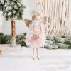 Decoratieve beeldjes Plush Girl Angel Pendant Festival Ornament Home Decor Christmas Decoratie Verjaardagsfeestje Wedding Kerstmis Gift