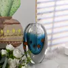Vases Aspire Crystal Glass Transparent Vase Simple and Light Luxury Flower Arrangement décoratif Ornements