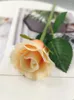 Fiori decorativi 1pc Rose artificiali PU Vero touch Single STEM Accordi per decorazioni per matrimoni per la festa del giardino per la casa