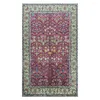 Tapis rose tapis à la main à la main Tapestry tissage Pray Mat Gift Taille 2.1'x3.1 '