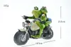 Resin Lovers Frogs Ride Motorcycles 3D Craft Ornaments Creative Frog Model Home Office Tabletop Decor Gift 240409