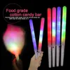 10/30/60pcs bastões de algodão Candod Candy Cones reutilizável led algodão doce gole de algodão colorido algodão doce marshmallows coes 240401