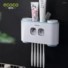 Accessorio per bagno set ECOCO Despensatore automatico del dentifricio con i bambini montati a parete mani libere per gli accessori per il bagno