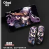 Cases Switch Accessories For Genshin Impact YaeMiko Funda Switch OLED Case Protective Soft Shell JoyCon Cartoon Amine Controller Cover