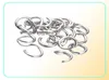 100pcslot Gold Silver Openable Steel Open Drump Rings Direct 4568 мм разъемы колец для выводов Diy Ewelry5096936