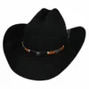 Western Cowboy Hat Classic American Style Wool Vintage Cowboy Hat UK