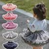 Baby Girls Lace Tutu Skirt for Kids Kids Puffy Tulle Jawts Girl Borndring Party Princess Girl Clothes 1-15 years 240329