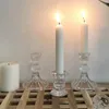 Kerzenhalter für Wohnkultur Glas Hochzeit Mittelstücke Kerzenhalter